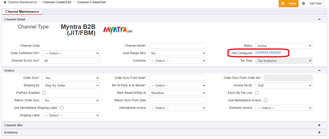 MYNTRA JIT & FBM INTEGRATION Vinculum Product Guide